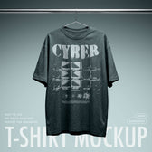 Oversize Shirt on Hanger Mockup