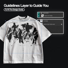 Oversized Realistic T-Shirt Mockup 5K