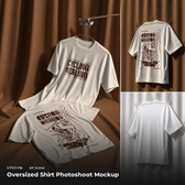 Oversized Shirt Photoshoot Mockup