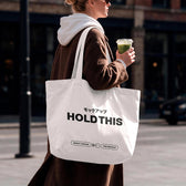 Oversized Tote Bag Mockup