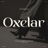 Oxelar - Elegant Editorial Serif Font