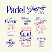 Padel Aesthetic Graphic