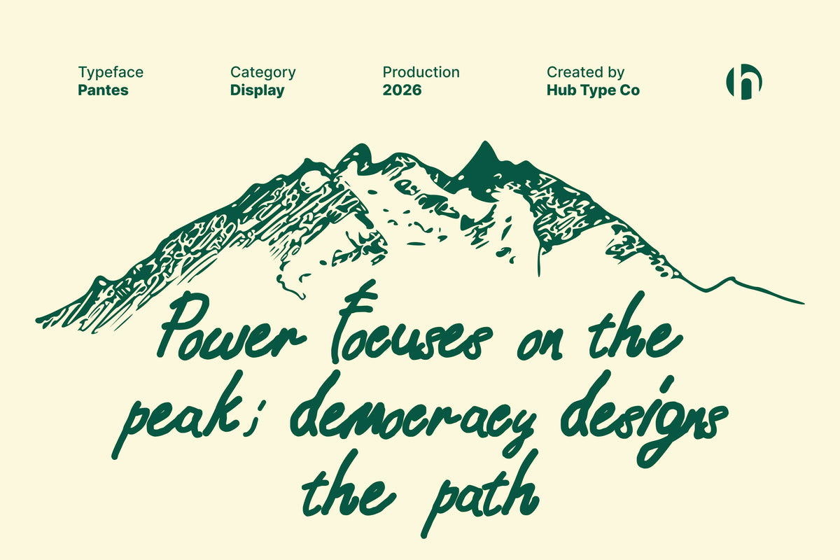 Pantes - An Organic Script Typeface by Hub Type Co, preview 4