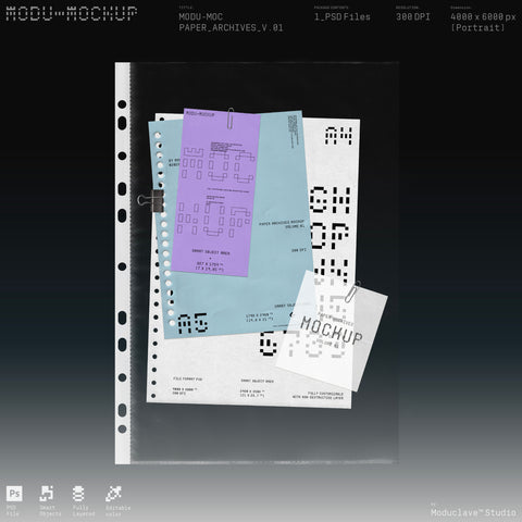 Paper Archives Mockup V.01