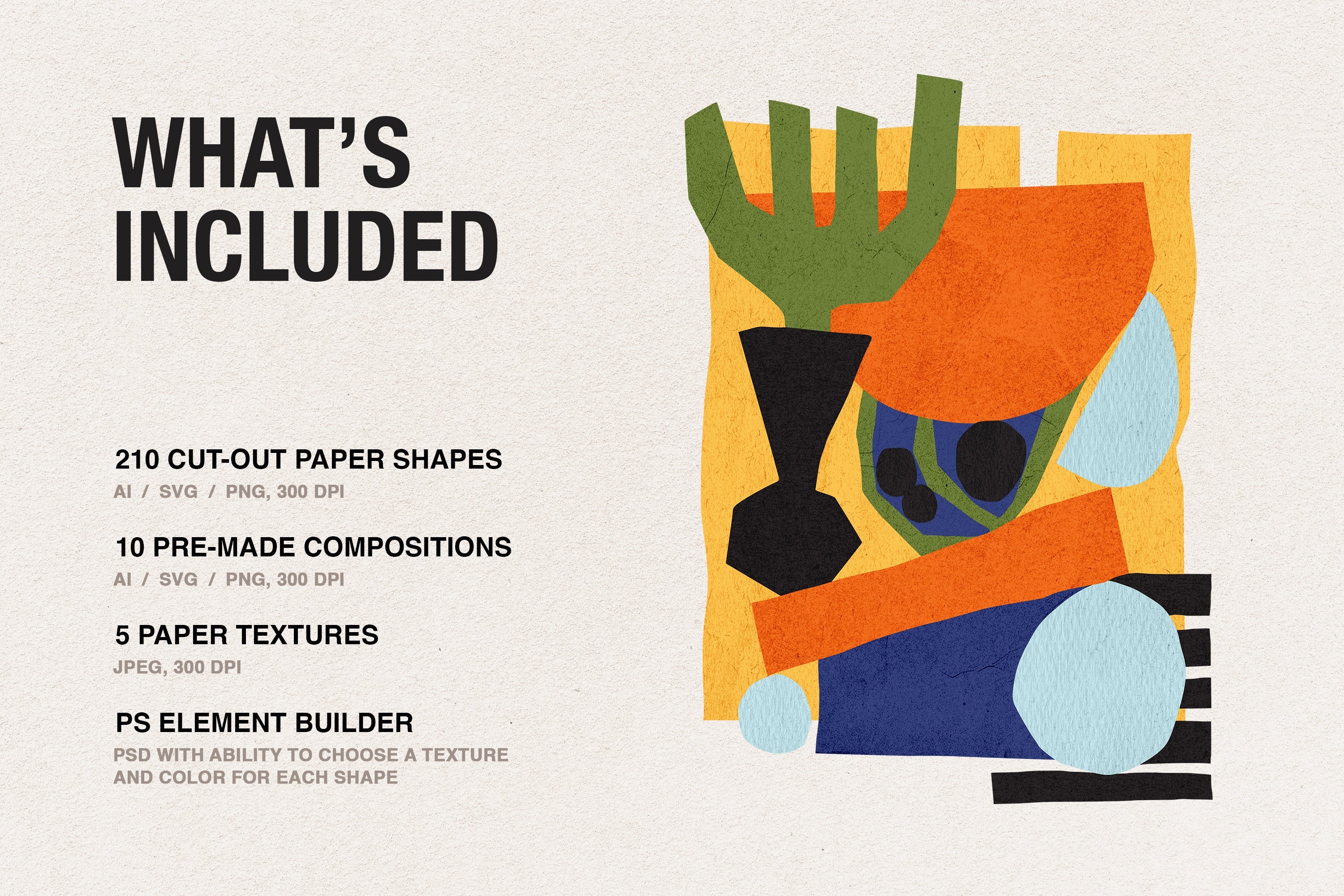 Paper Cut-Out Shapes Collection