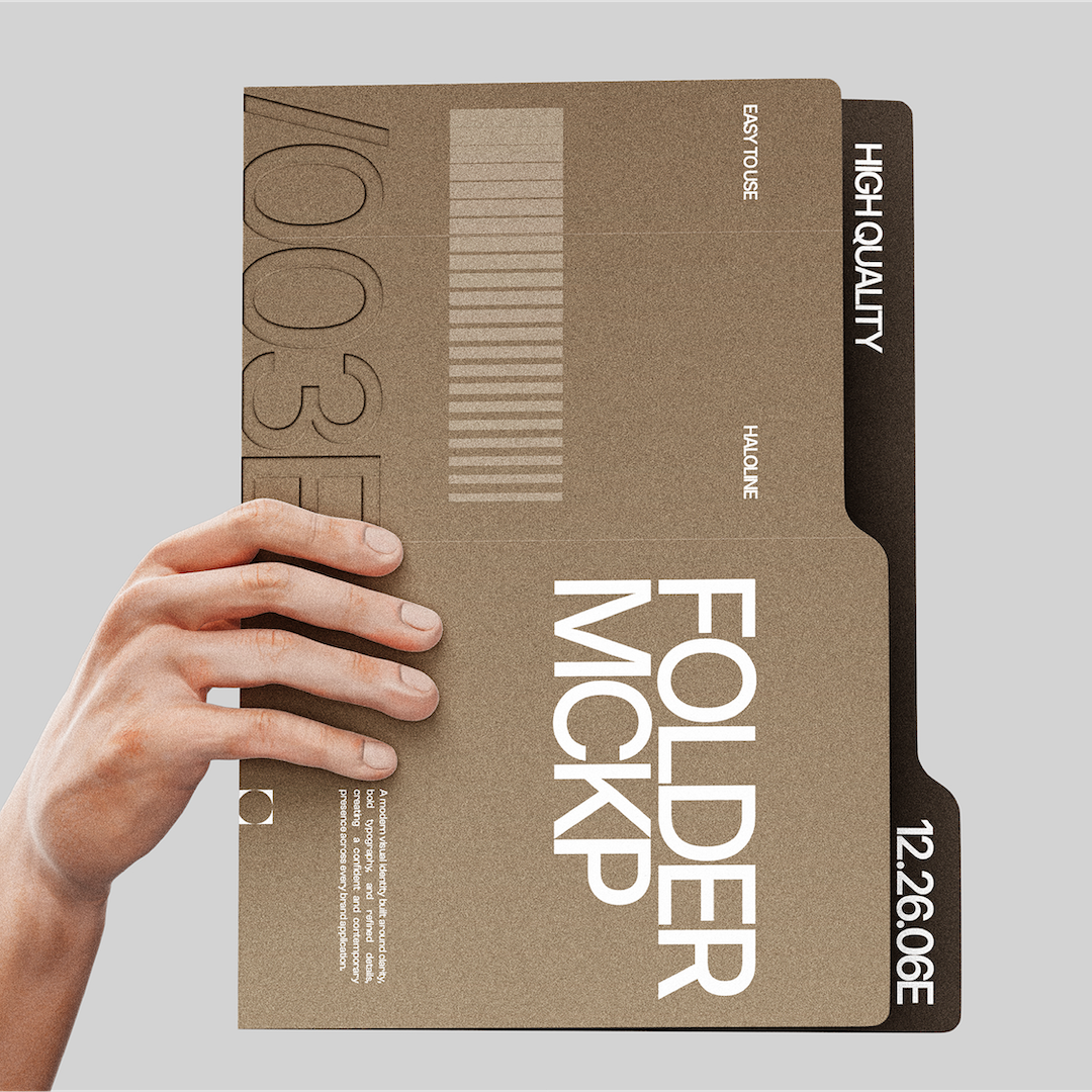 Paper Folder Mockup 003 by HALOLINE, preview 1