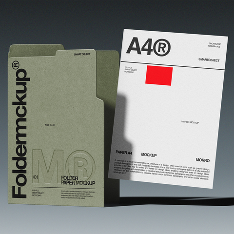 Paper Folder Mockup