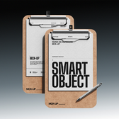 Paper on Clipboard Mockup