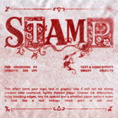 Paper Red Stamp Text Effect