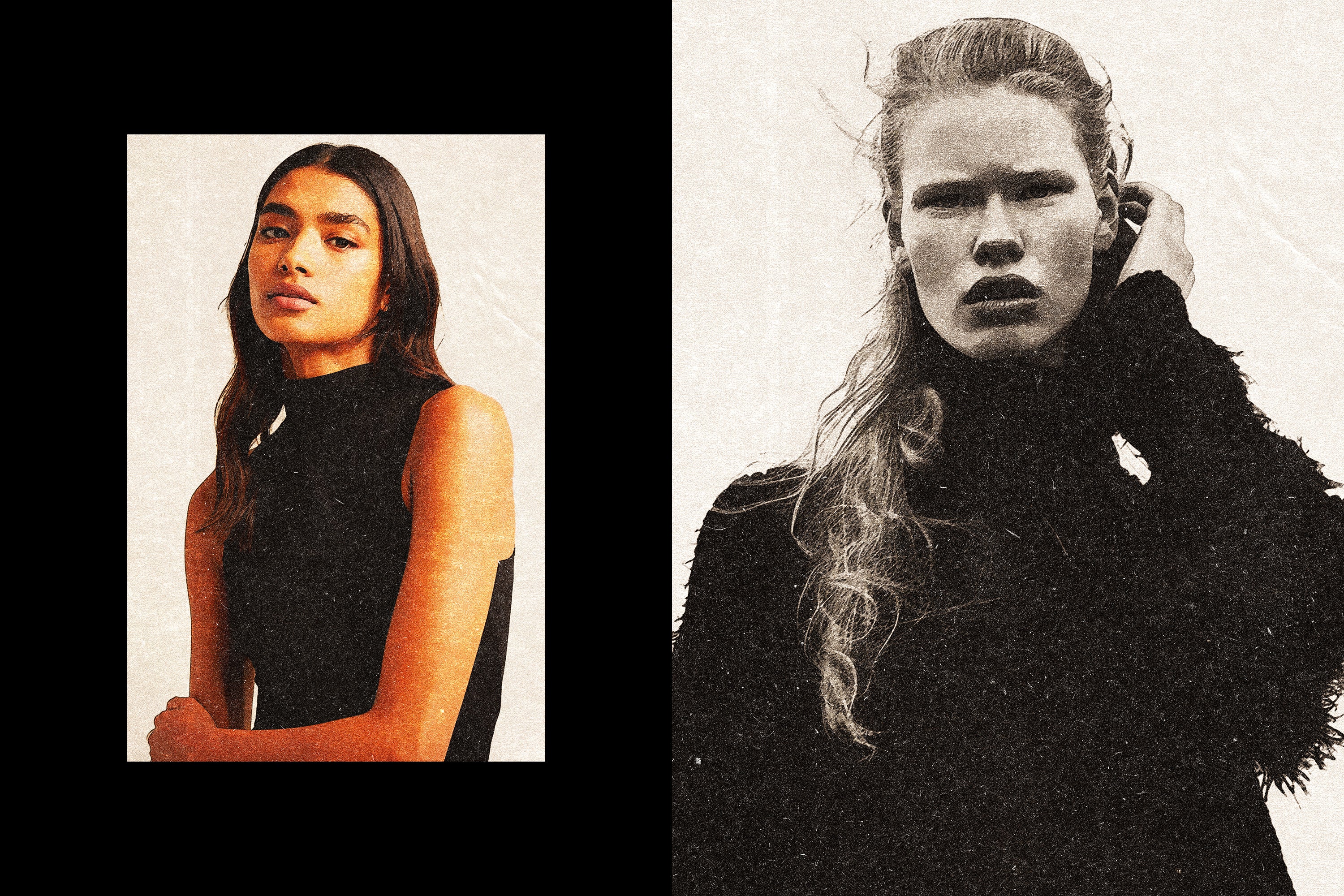 Paper Textured Photo Effect