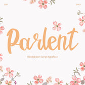 Parlent – Handdrawn Script Typeface