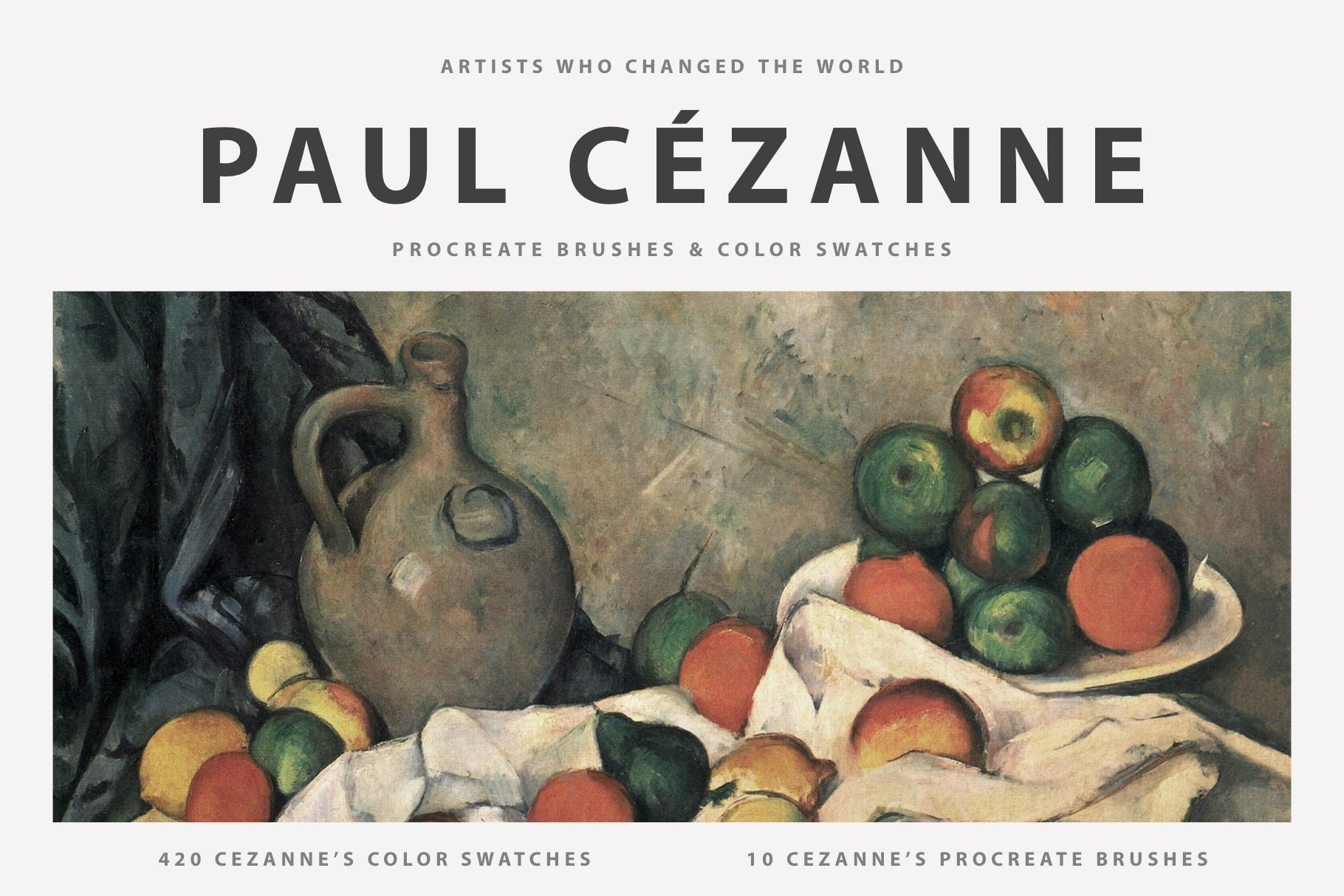 Paul Cezanne Procreate Kit