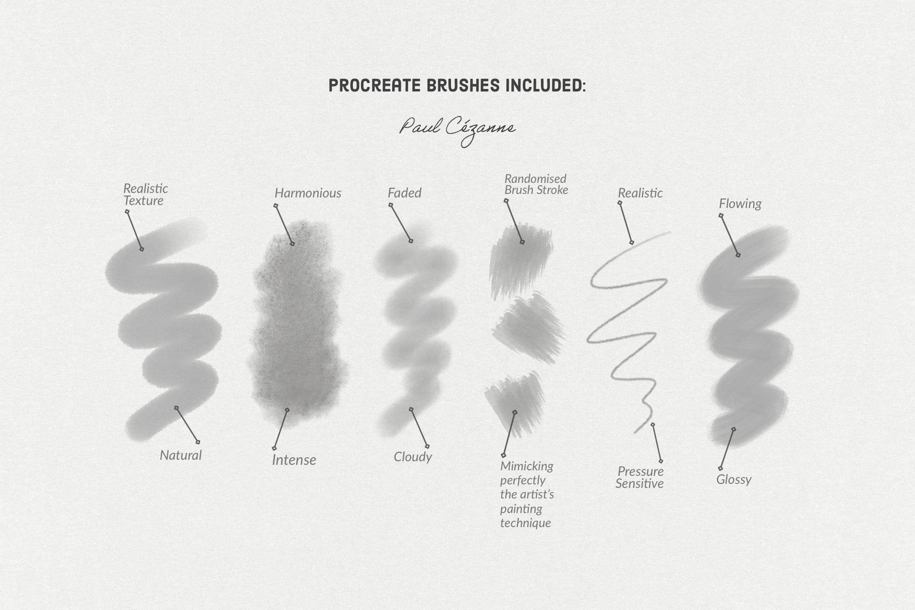 Paul Cezanne Procreate Kit