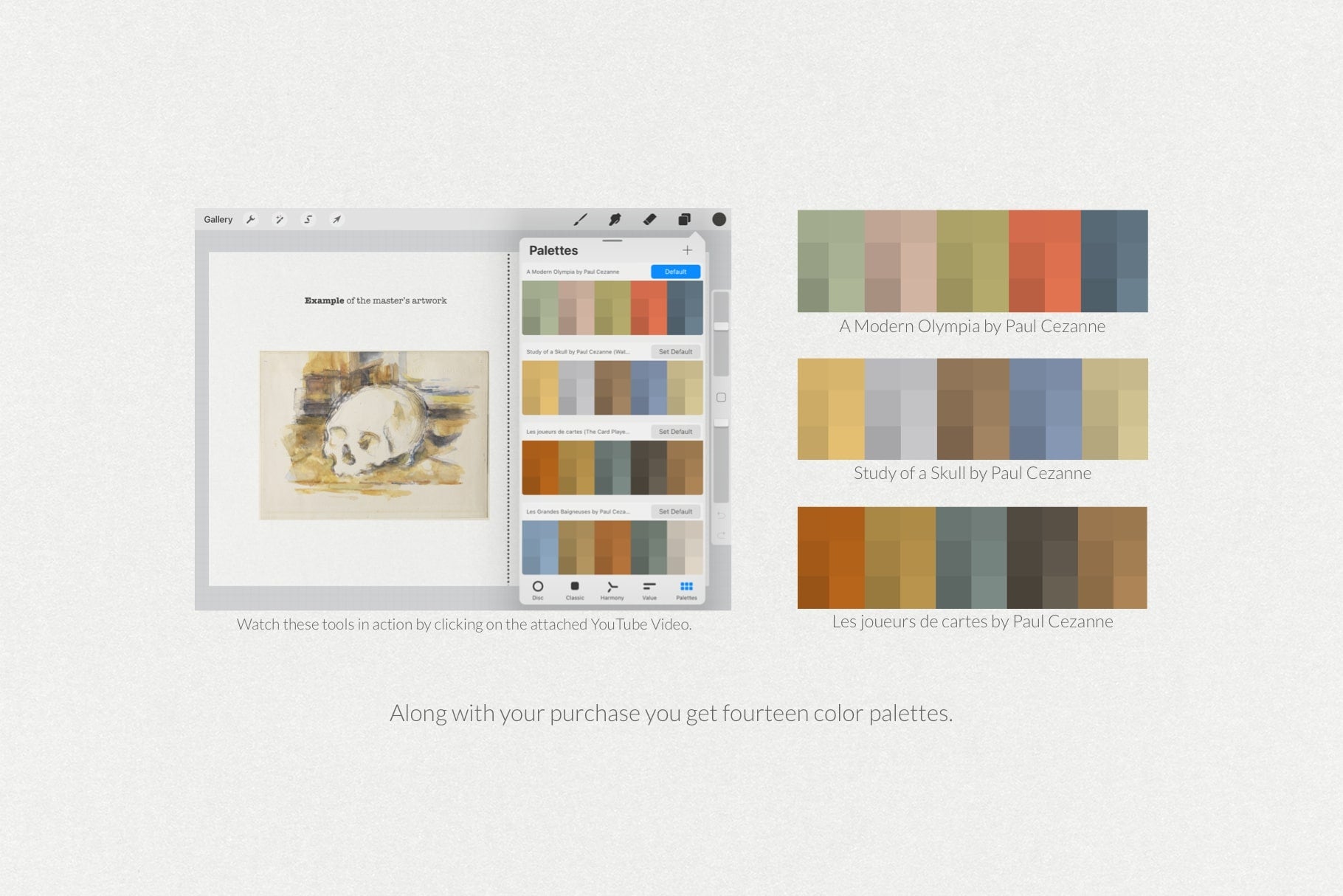 Paul Cezanne Procreate Kit