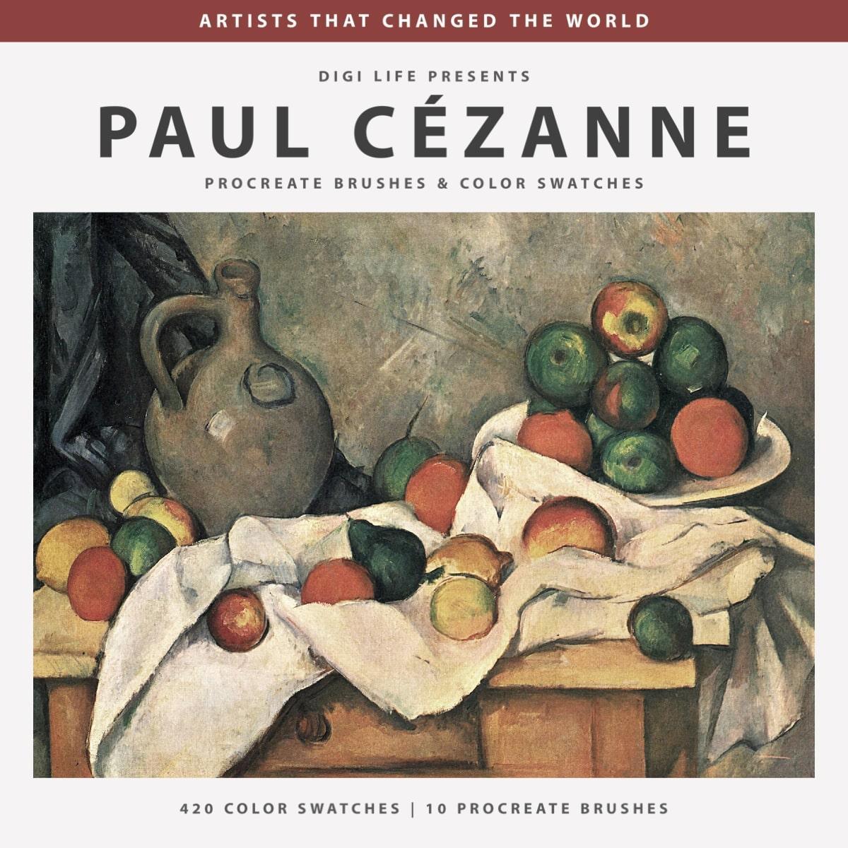 Paul Cezanne Procreate Kit