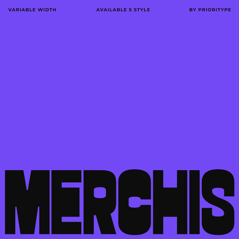 PC Merchis - Modern Brutalism Font