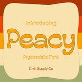 Peacy – Psychedelic Font