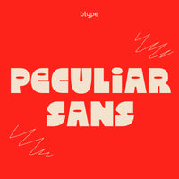 Peculiar Sans - Chunky Display Font