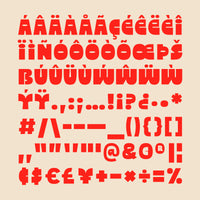 Peculiar Sans - Chunky Display Font