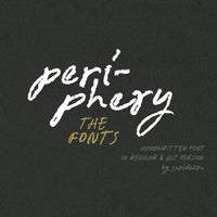 Periphery - Rough Handwritten Font