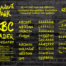 Permanent Park - 1990s Graffiti Inspired Marker Pen Font