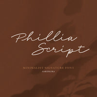 Phillia - Minimalist Signature Font