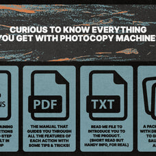 Photocopy Machine | Photoshop Action