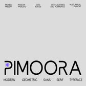 Pimoora Modern Geometric Sans Serif Font