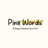 Pine Words Simple Handwritten Font