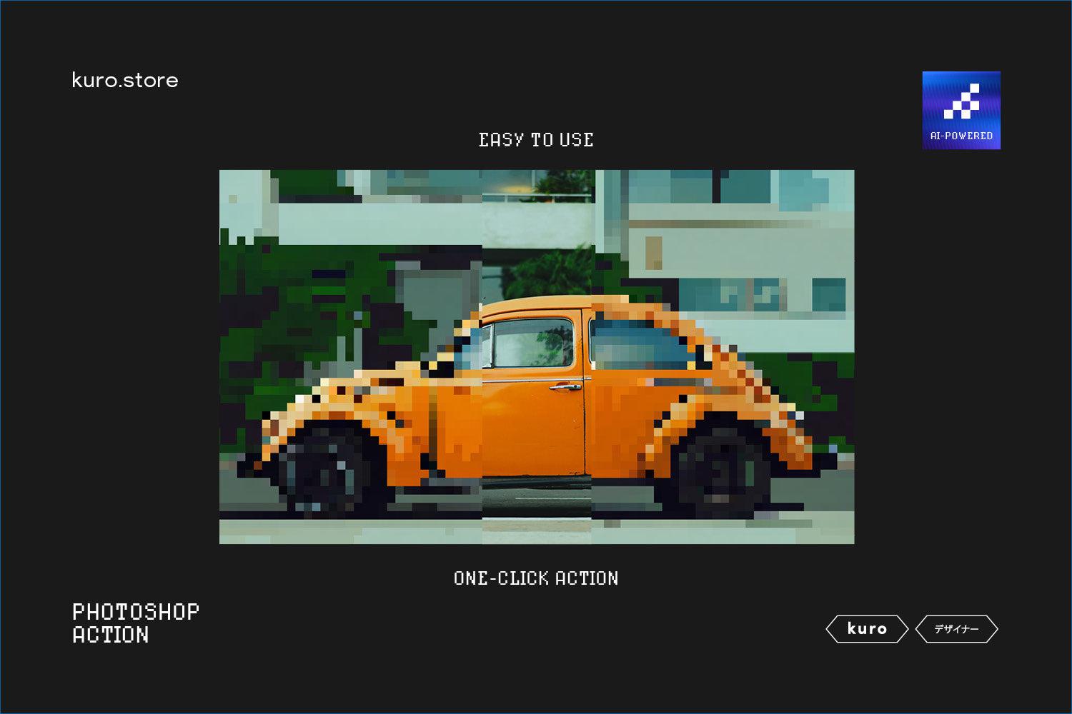 Pixel-8 – AI Enhanced Photoshop Effect
