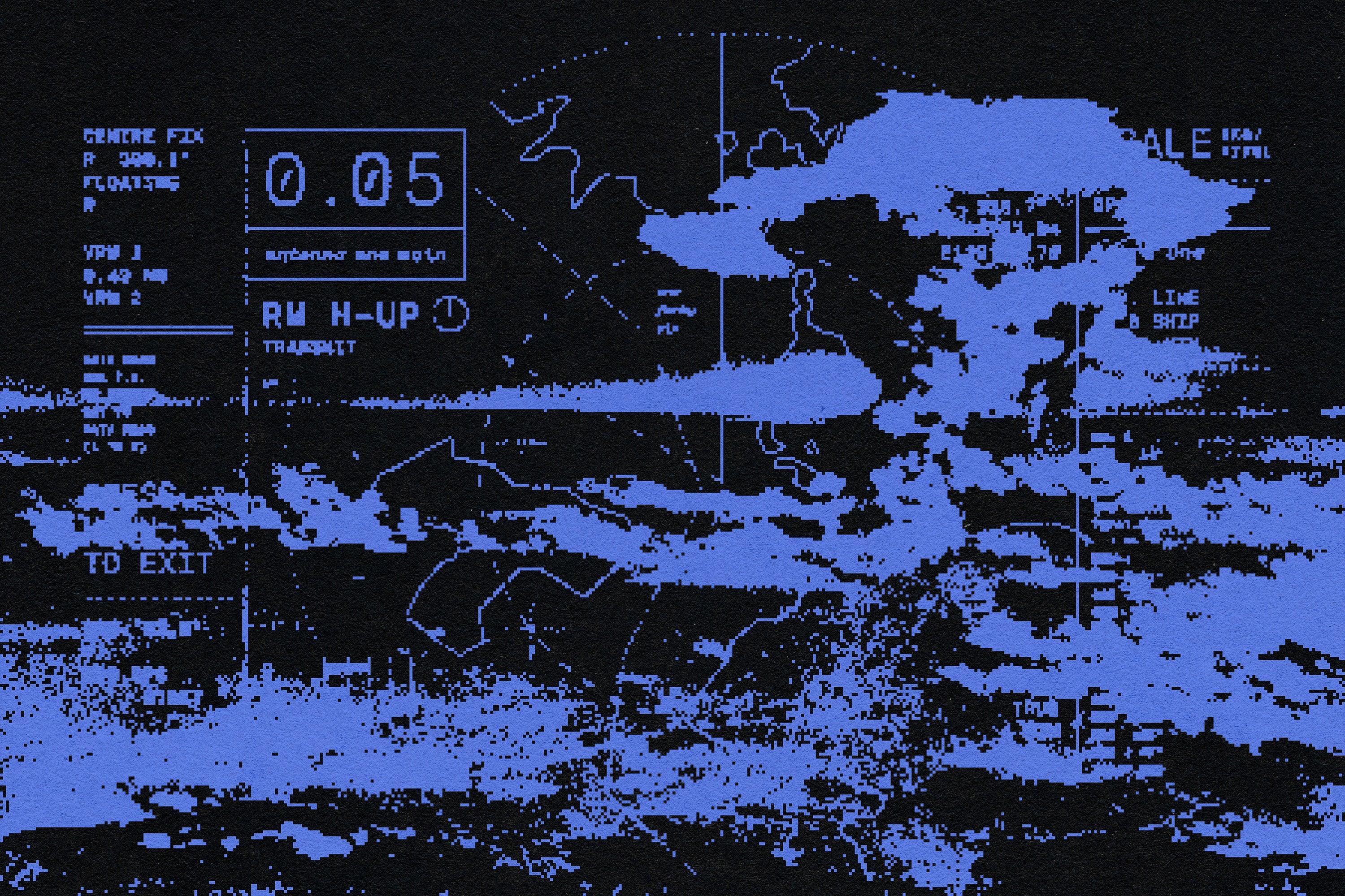 Pixelated Dithered Effect