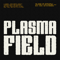 Plasma Field - Grunge Bold Display Font