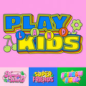 Playful Kidcore Colorful Text Effects