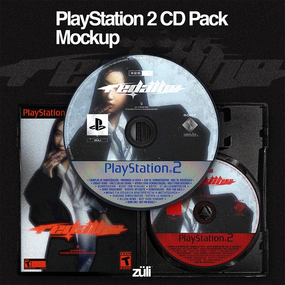 PlayStation 2 CD Pack Mockup