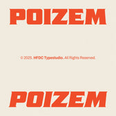Poizem Bold Serif Typeface