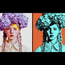 Pop Art Cartoons Photo Effect