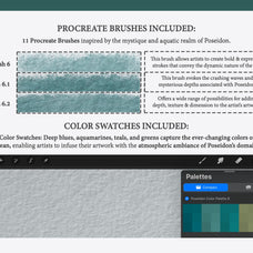 Poseidon Procreate Kit