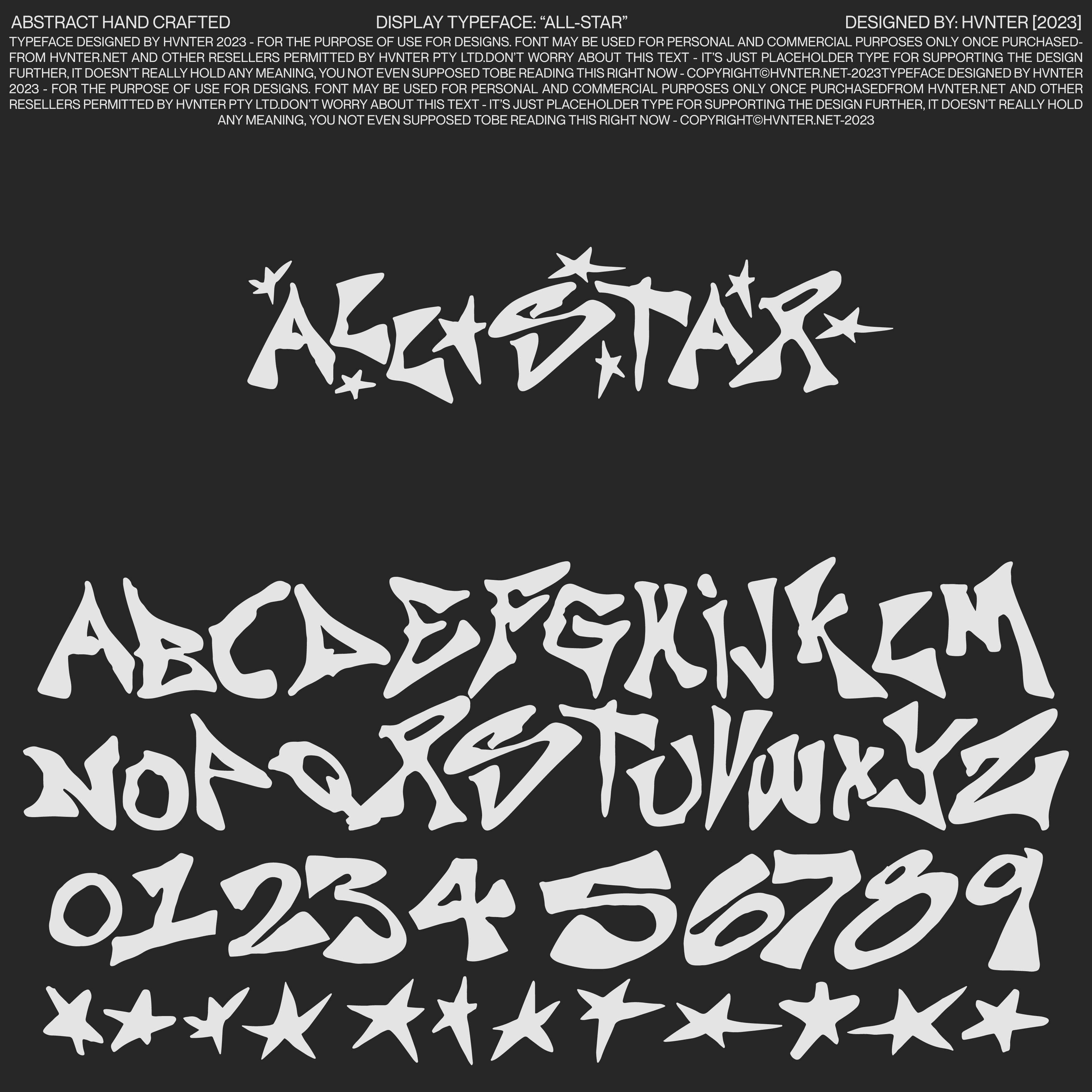 All-Star Display Typeface