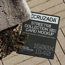 Poster On Cobblestones Mockup