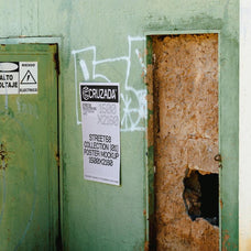 Poster On Graffiti Wall Mockup