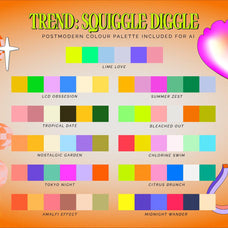 Postmodern Squiggle 2 Vector Clipart