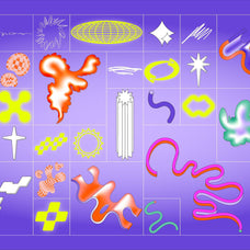 Postmodern Squiggle 2 Vector Clipart