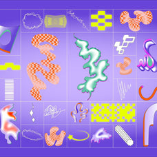 Postmodern Squiggle 2 Vector Clipart