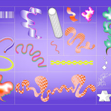 Postmodern Squiggle 2 Vector Clipart