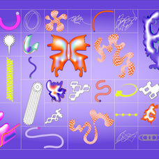 Postmodern Squiggle 2 Vector Clipart