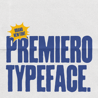 Premiero - Bold Condensed Sans Serif Font