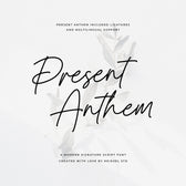 Present Anthem Modern Signature Script Font