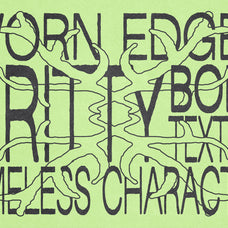 Pressed Flaws Textured Typeface