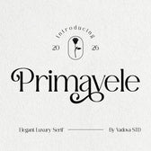 Primavele Elegant Luxury Serif Font