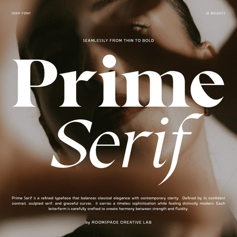 Prime Serif – Elegant Modern Serif Font Family